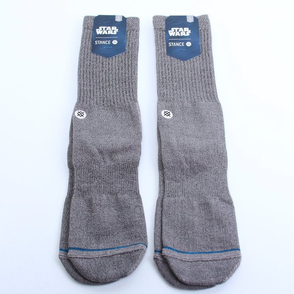 MENS | 2 Stance Grey Solid Trooper Star Wars NEW - Picture 6 of 14